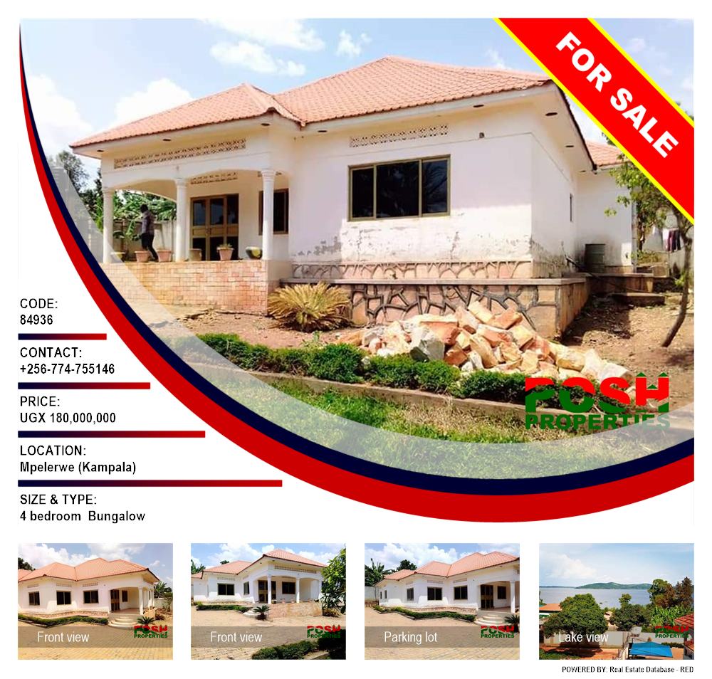 4 bedroom Bungalow  for sale in Mpererwe Kampala Uganda, code: 84936