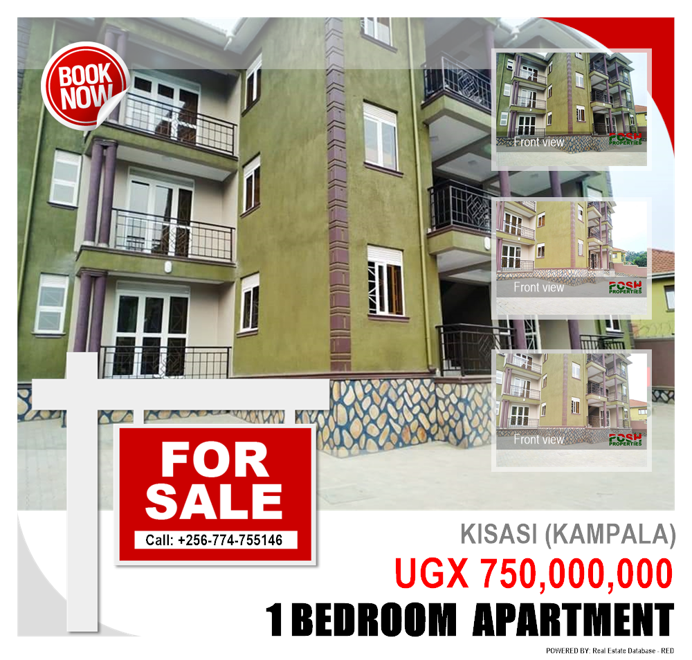 1 bedroom Apartment  for sale in Kisaasi Kampala Uganda, code: 84943