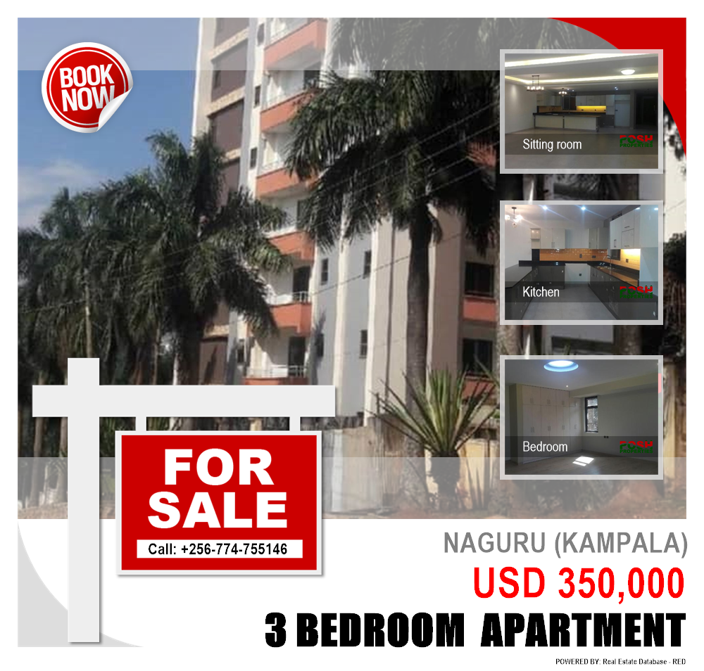 3 bedroom Apartment  for sale in Naguru Kampala Uganda, code: 84969