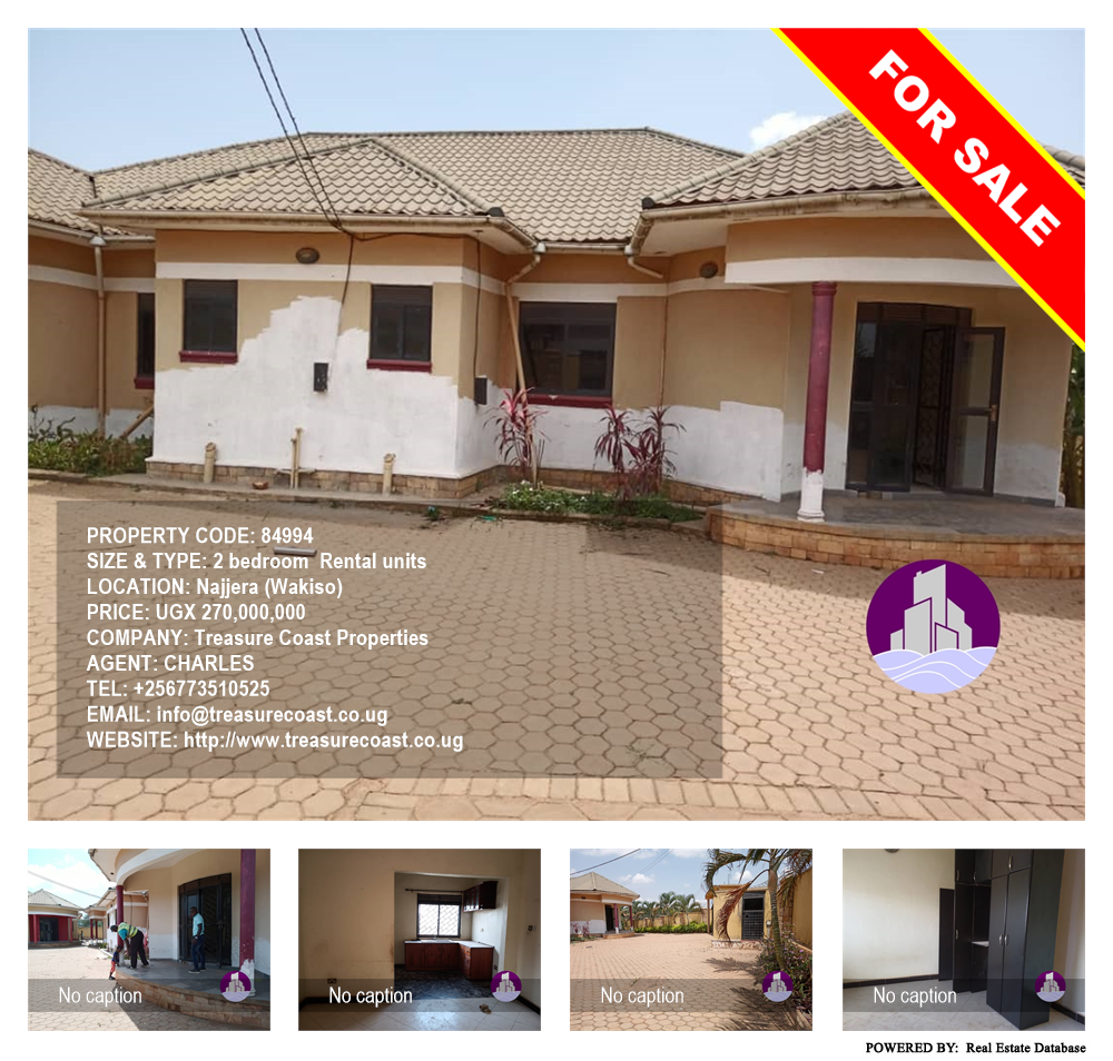 2 bedroom Rental units  for sale in Najjera Wakiso Uganda, code: 84994