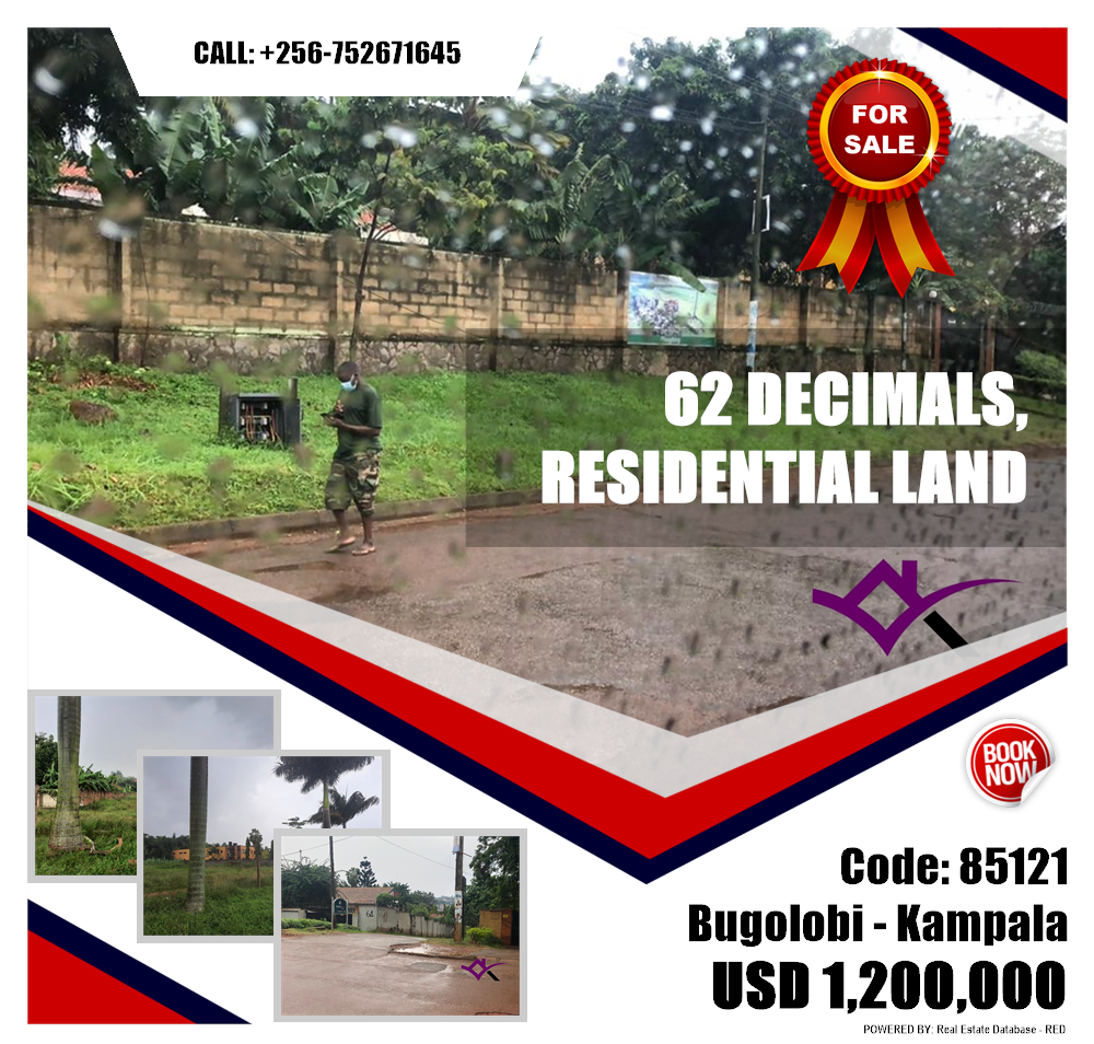 Residential Land  for sale in Bugoloobi Kampala Uganda, code: 85121