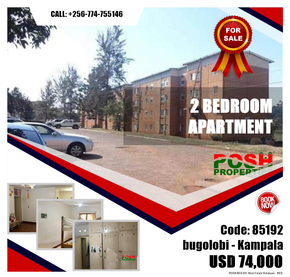 2 bedroom Apartment  for sale in Bugoloobi Kampala Uganda, code: 85192