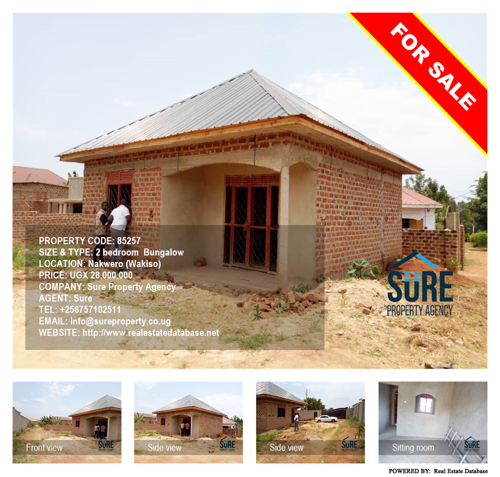 2 bedroom Bungalow  for sale in Nakweelo Wakiso Uganda, code: 85257