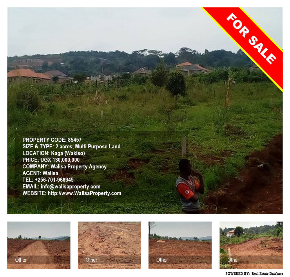 Multipurpose Land  for sale in Kaga Wakiso Uganda, code: 85457