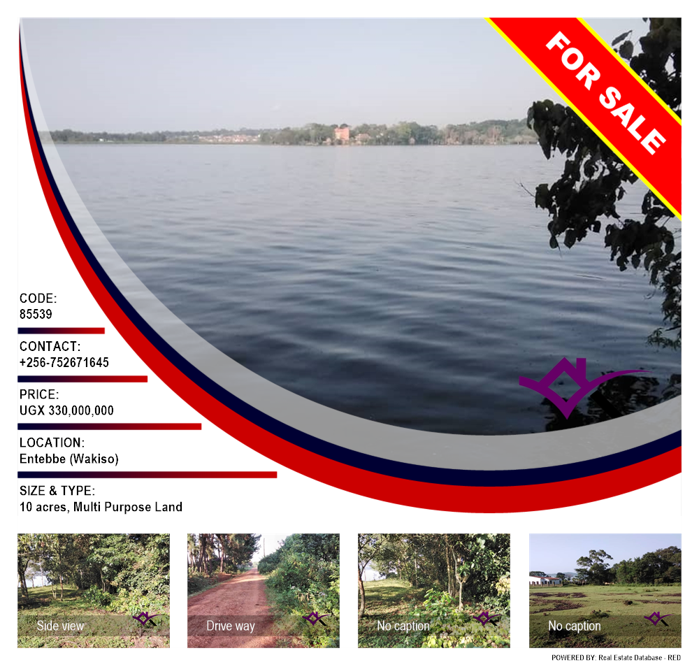 Multipurpose Land  for sale in Entebbe Wakiso Uganda, code: 85539