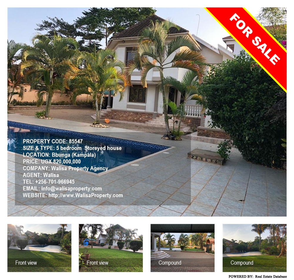 5 bedroom Storeyed house  for sale in Bbunga Kampala Uganda, code: 85547