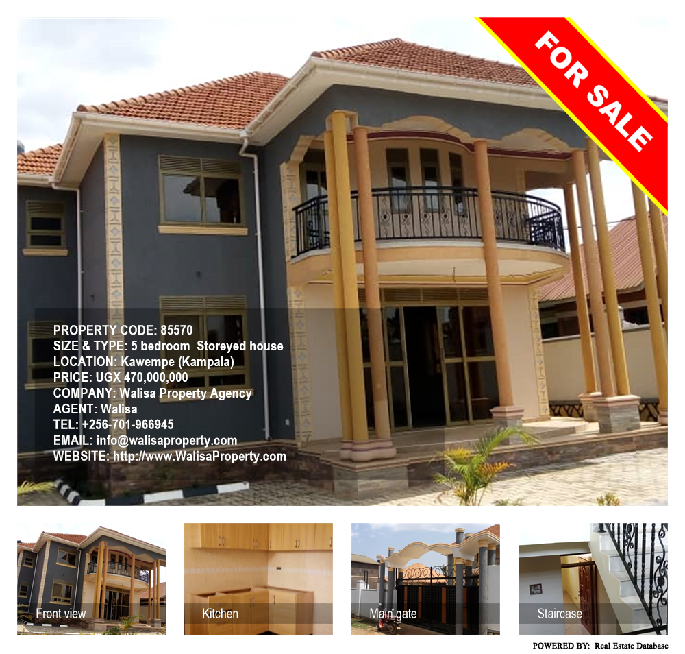 5 bedroom Storeyed house  for sale in Kawempe Kampala Uganda, code: 85570