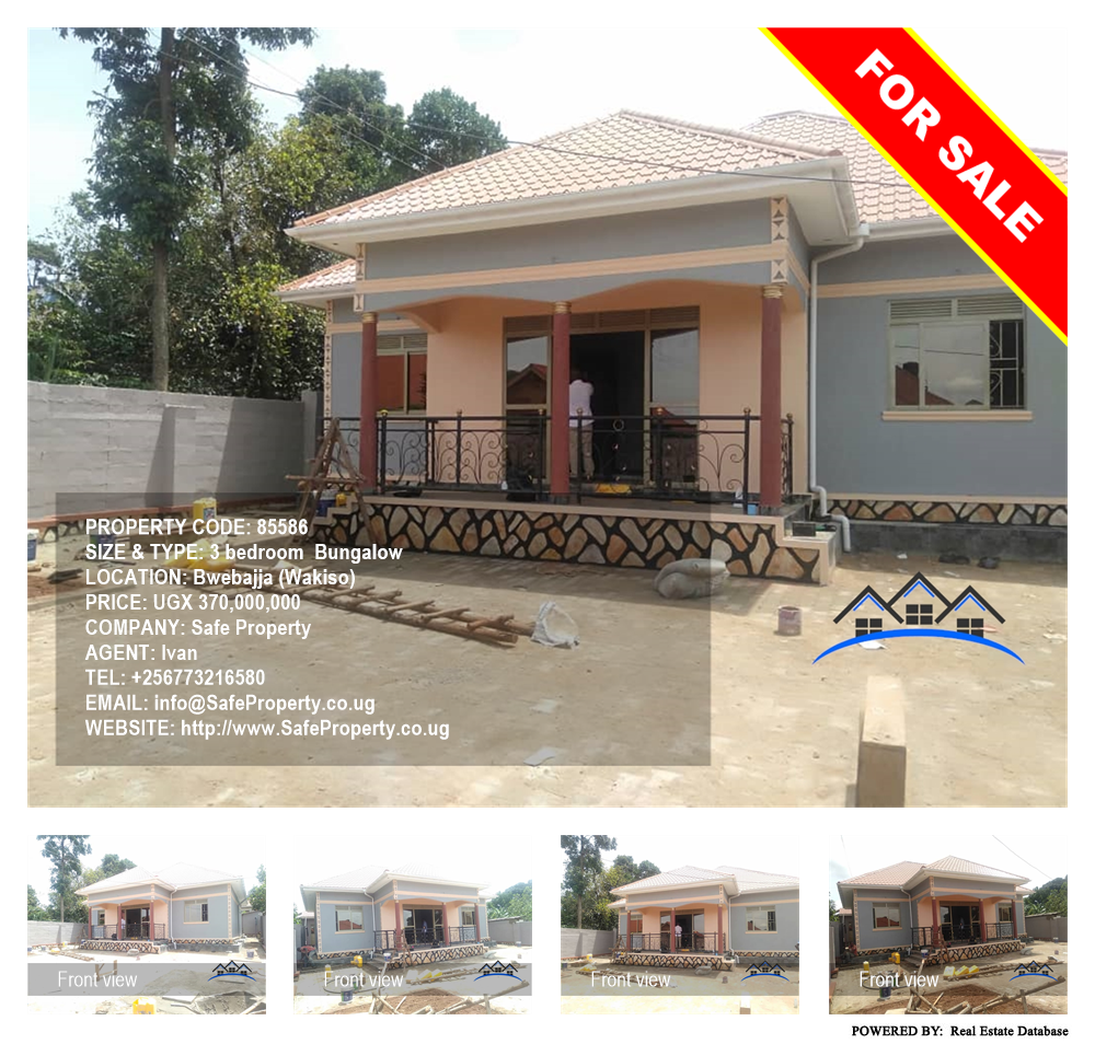 3 bedroom Bungalow  for sale in Bwebajja Wakiso Uganda, code: 85586