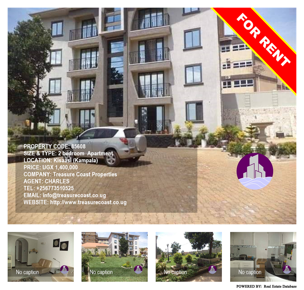 2 bedroom Apartment  for rent in Kisaasi Kampala Uganda, code: 85608