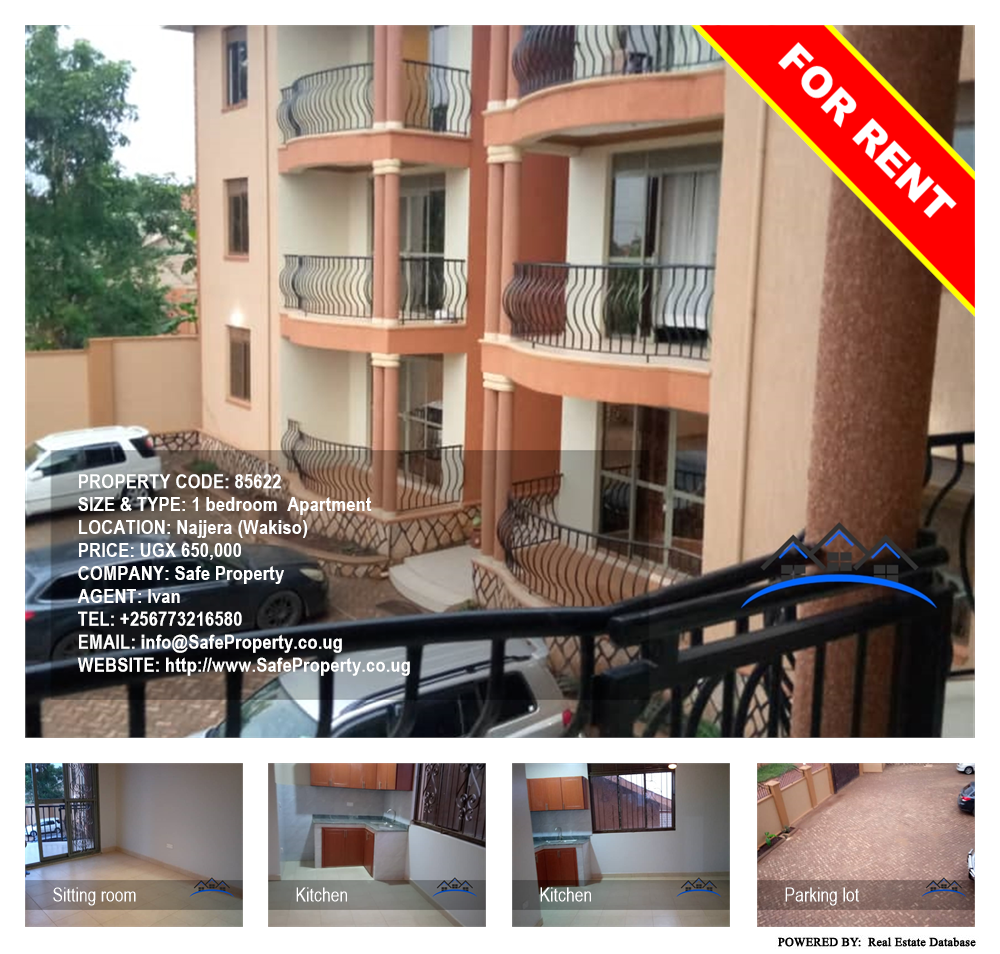 1 bedroom Apartment  for rent in Najjera Wakiso Uganda, code: 85622