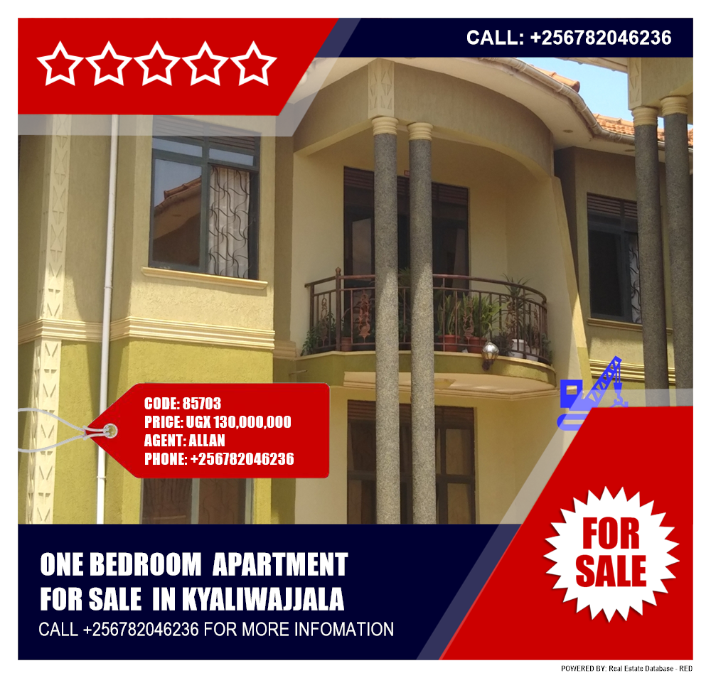 1 bedroom Apartment  for sale in Kyaliwajjala Wakiso Uganda, code: 85703