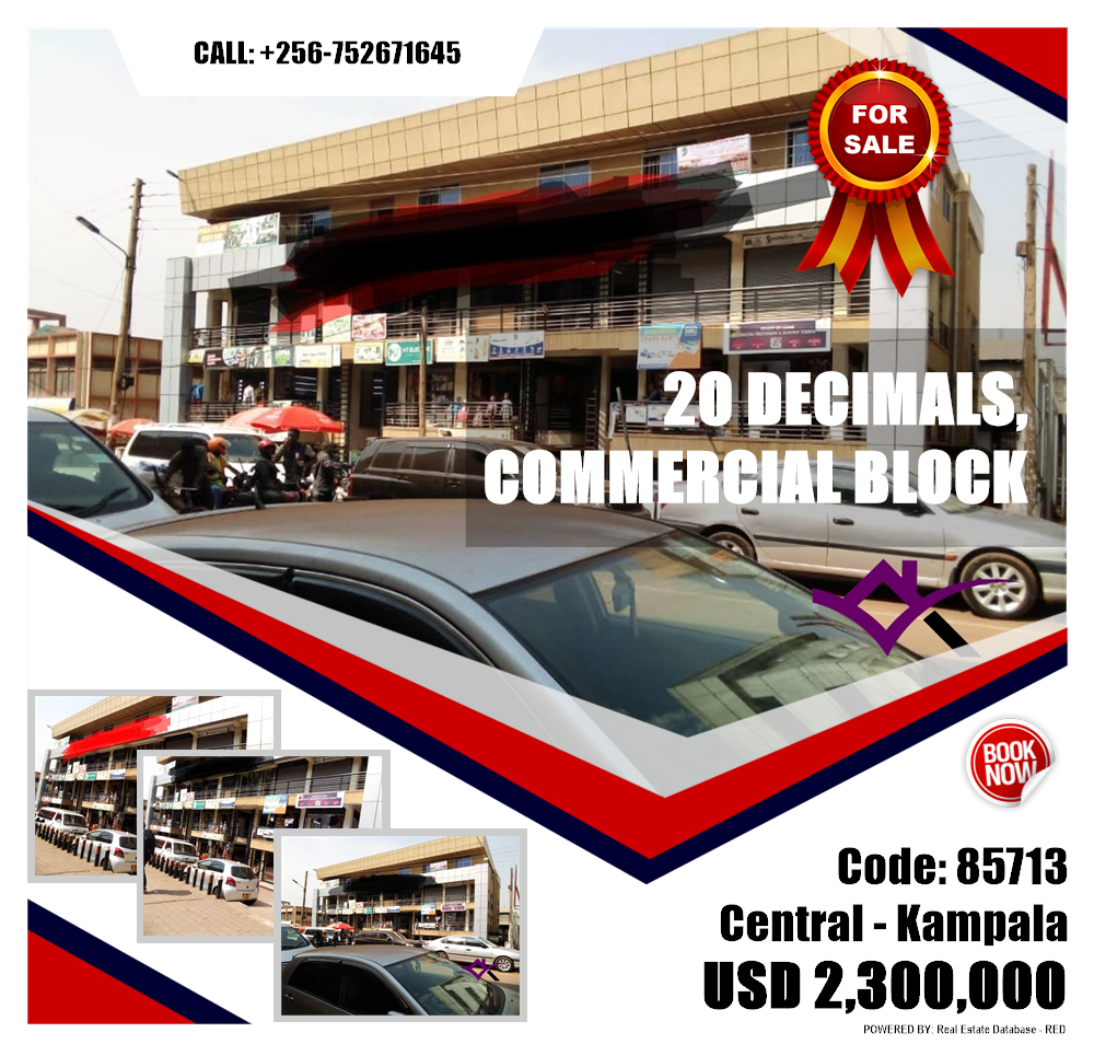 Commercial block  for sale in Central Kampala Uganda, code: 85713