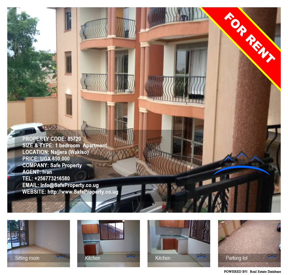 1 bedroom Apartment  for rent in Najjera Wakiso Uganda, code: 85720