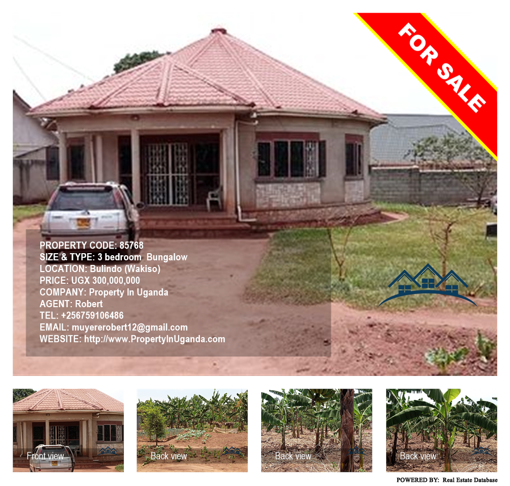 3 bedroom Bungalow  for sale in Bulindo Wakiso Uganda, code: 85768