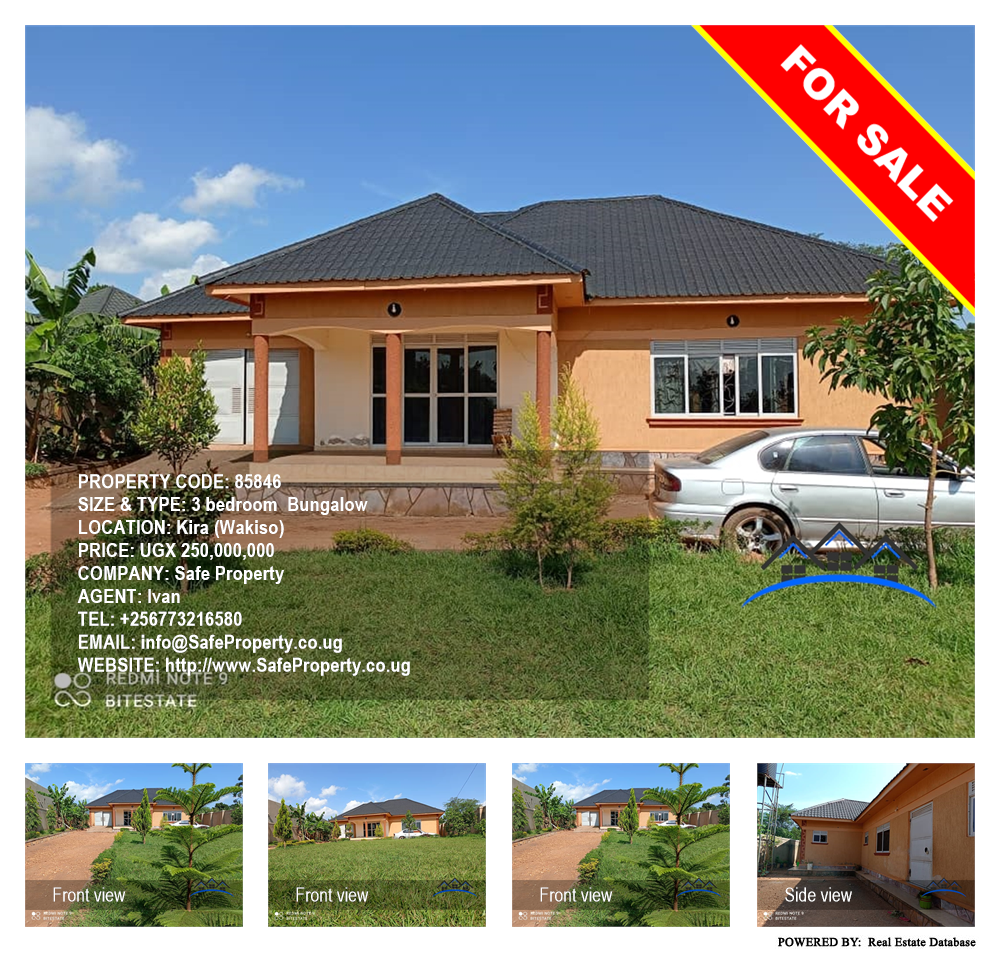 3 bedroom Bungalow  for sale in Kira Wakiso Uganda, code: 85846