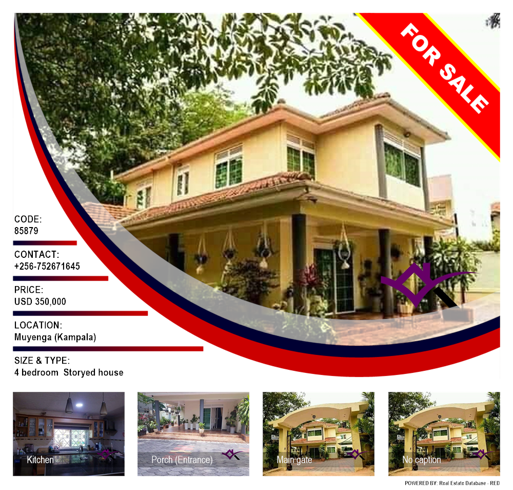 4 bedroom Storeyed house  for sale in Muyenga Kampala Uganda, code: 85879