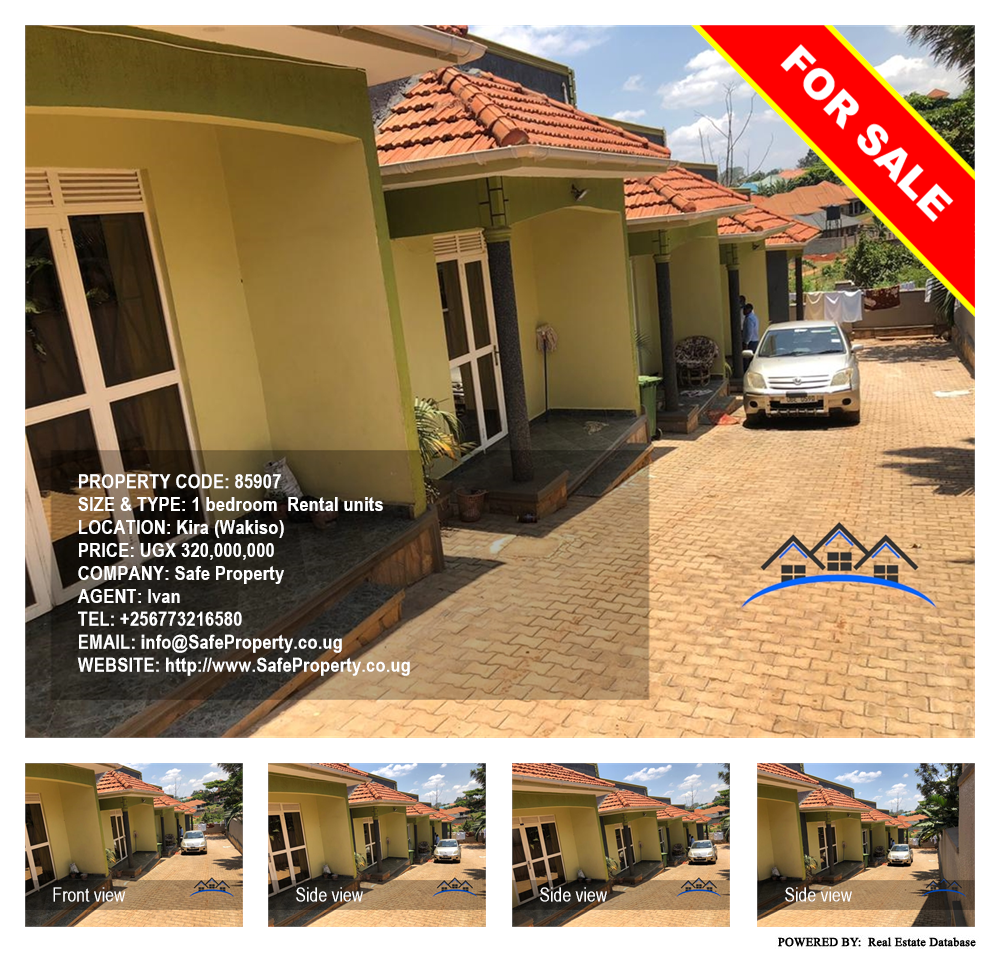 1 bedroom Rental units  for sale in Kira Wakiso Uganda, code: 85907