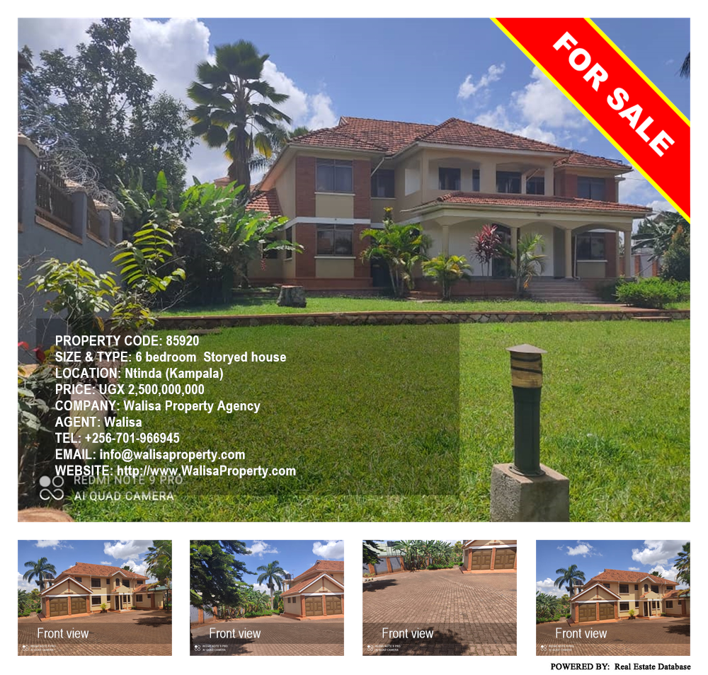 6 bedroom Storeyed house  for sale in Ntinda Kampala Uganda, code: 85920