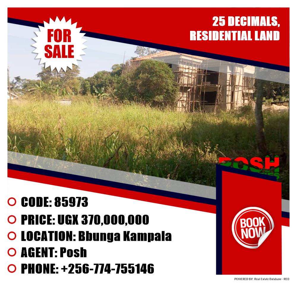Residential Land  for sale in Bbunga Kampala Uganda, code: 85973