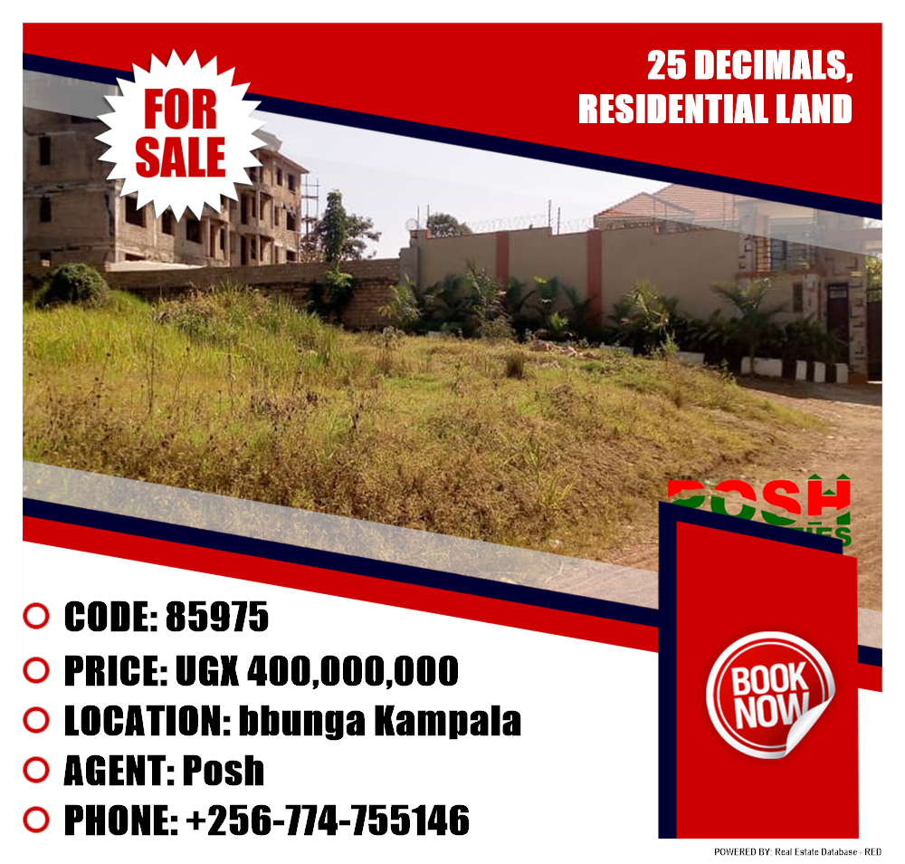 Residential Land  for sale in Bbunga Kampala Uganda, code: 85975