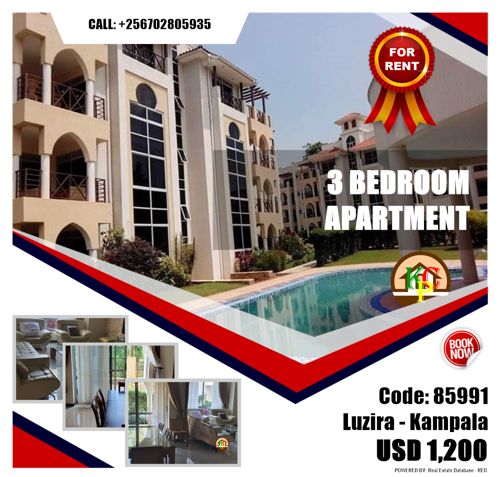 3 bedroom Apartment  for rent in Luzira Kampala Uganda, code: 85991