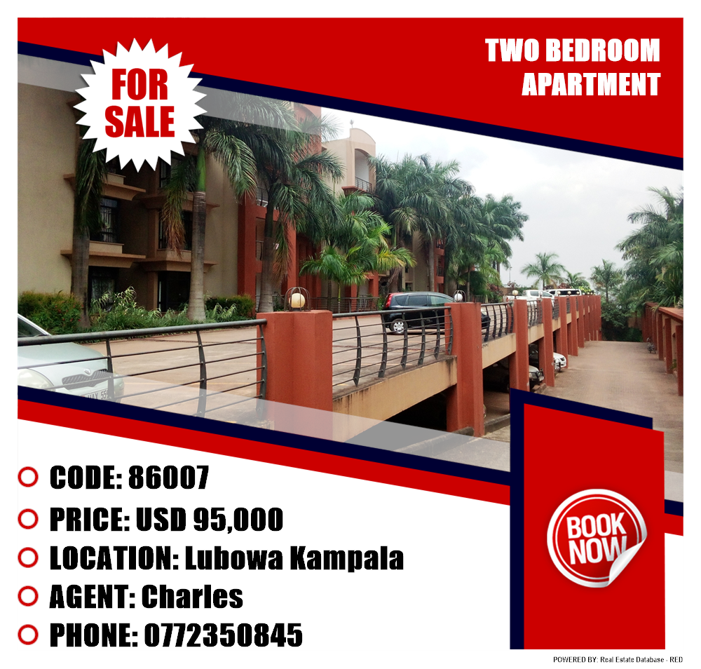 2 bedroom Apartment  for sale in Lubowa Kampala Uganda, code: 86007