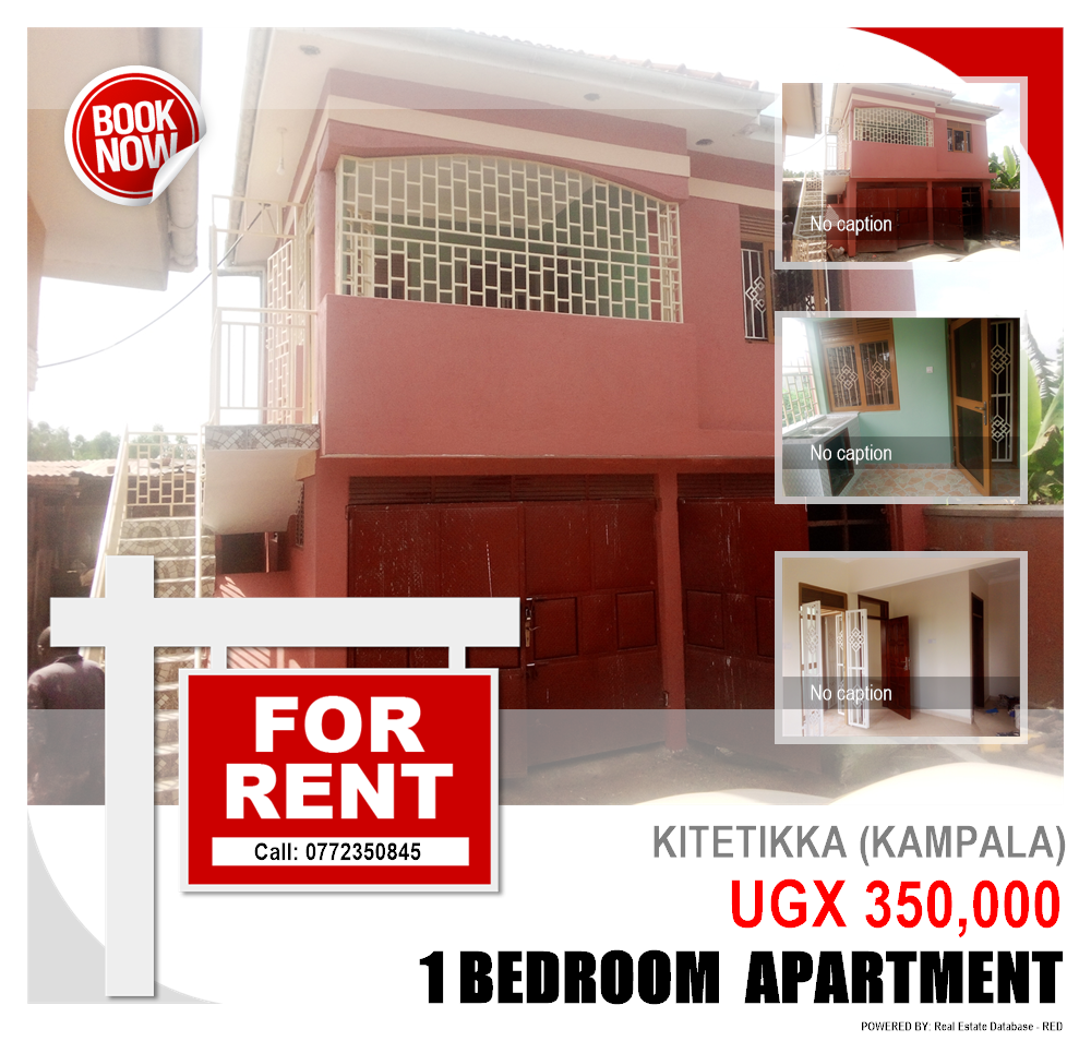 1 bedroom Apartment  for rent in Kiteetikka Kampala Uganda, code: 86038