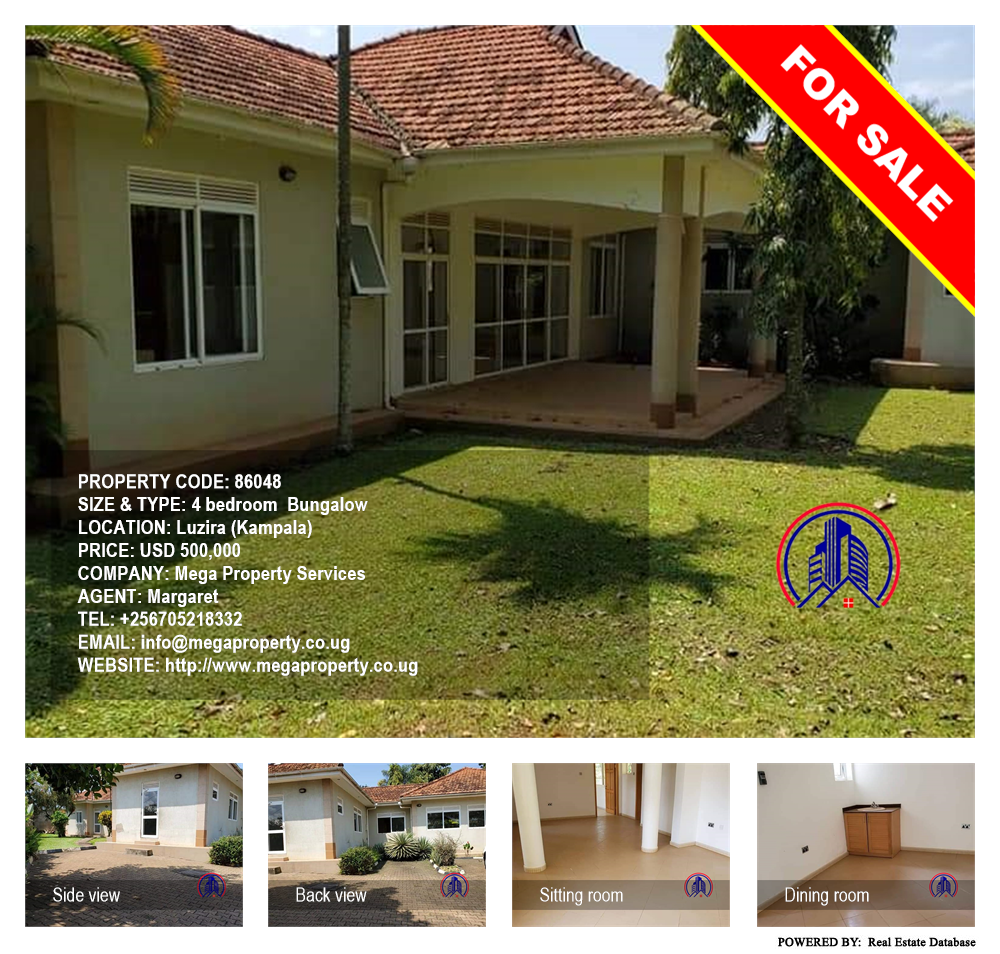 4 bedroom Bungalow  for sale in Luzira Kampala Uganda, code: 86048