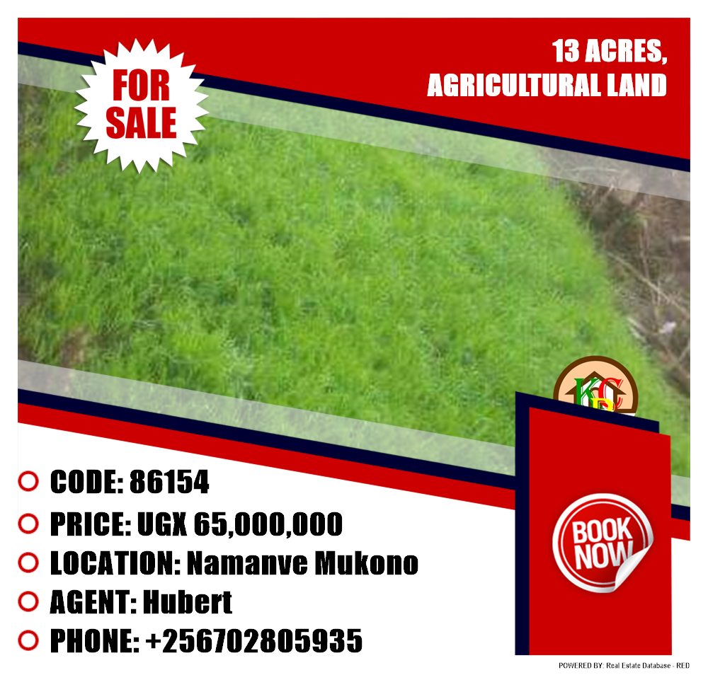 Agricultural Land  for sale in Namanve Mukono Uganda, code: 86154