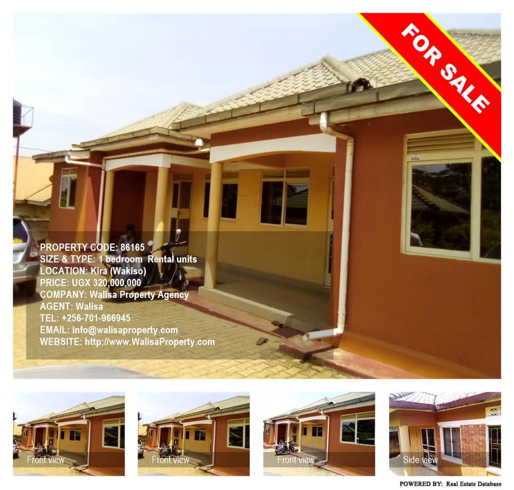 1 bedroom Rental units  for sale in Kira Wakiso Uganda, code: 86165