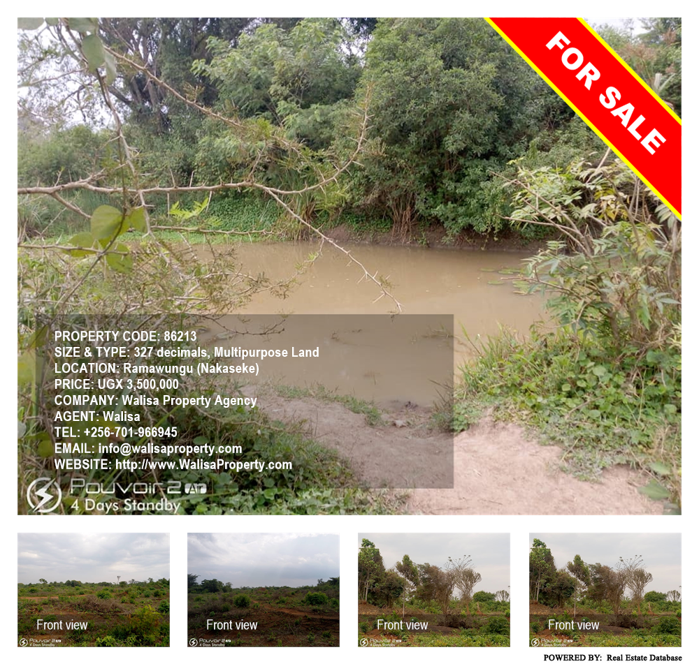 Multipurpose Land  for sale in Ramawungu Nakaseke Uganda, code: 86213