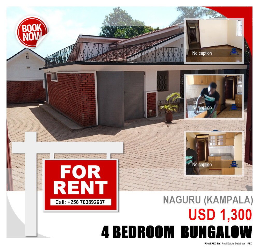 4 bedroom Bungalow  for rent in Naguru Kampala Uganda, code: 86233
