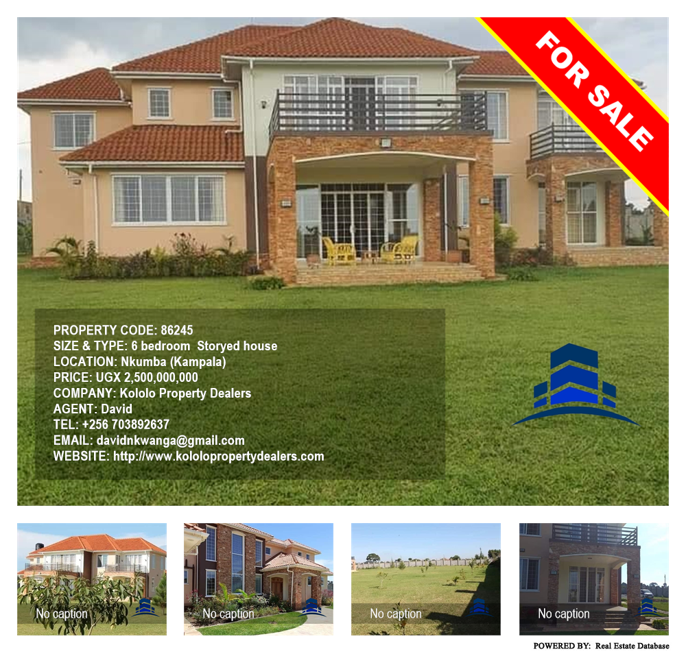 6 bedroom Storeyed house  for sale in Nkumba Kampala Uganda, code: 86245