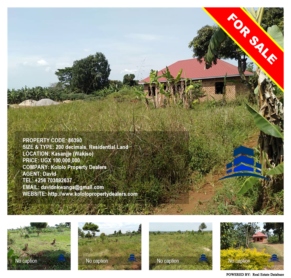 Residential Land  for sale in Kasanjje Wakiso Uganda, code: 86390