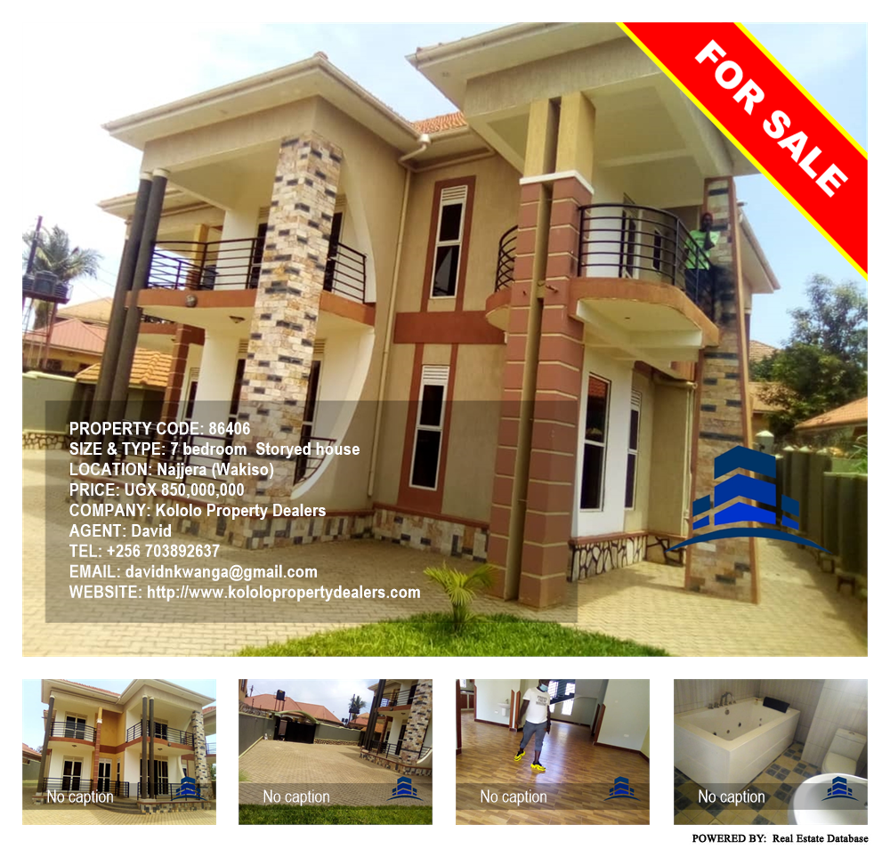 7 bedroom Storeyed house  for sale in Najjera Wakiso Uganda, code: 86406