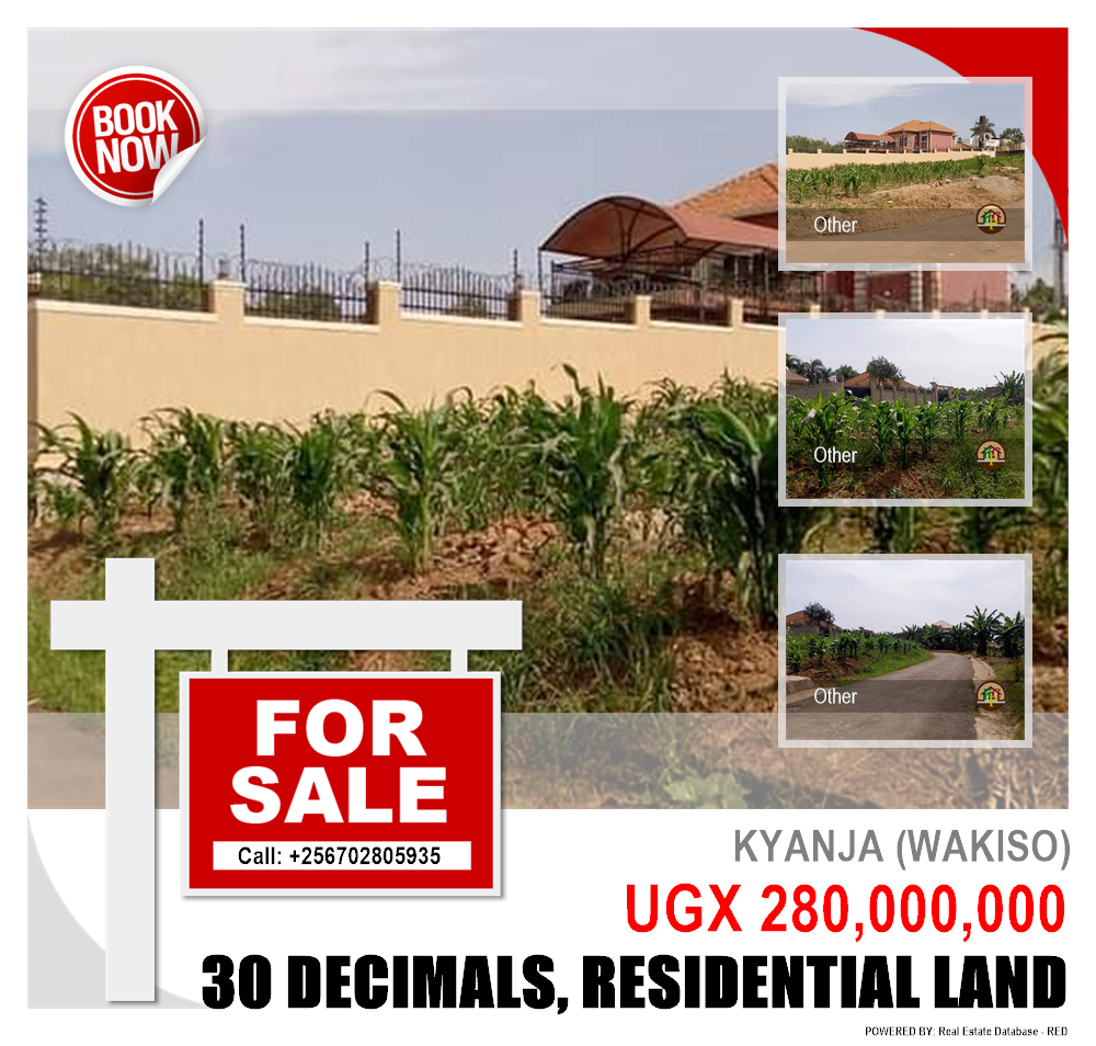 Residential Land  for sale in Kyanja Wakiso Uganda, code: 86542