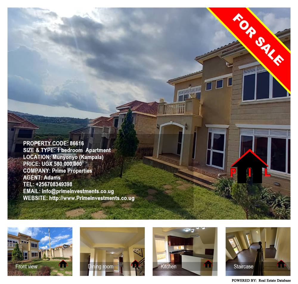 1 bedroom Apartment  for sale in Munyonyo Kampala Uganda, code: 86616