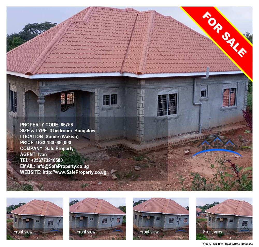 3 bedroom Bungalow  for sale in Sonde Wakiso Uganda, code: 86756