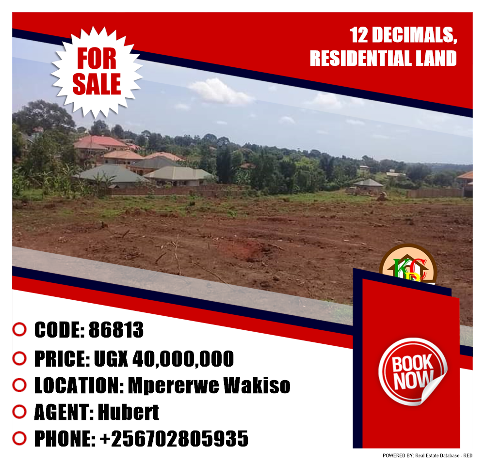 Residential Land  for sale in Mpererwe Wakiso Uganda, code: 86813