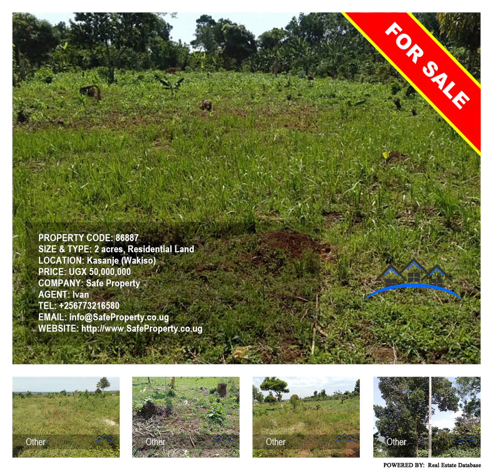 Residential Land  for sale in Kasanjje Wakiso Uganda, code: 86887