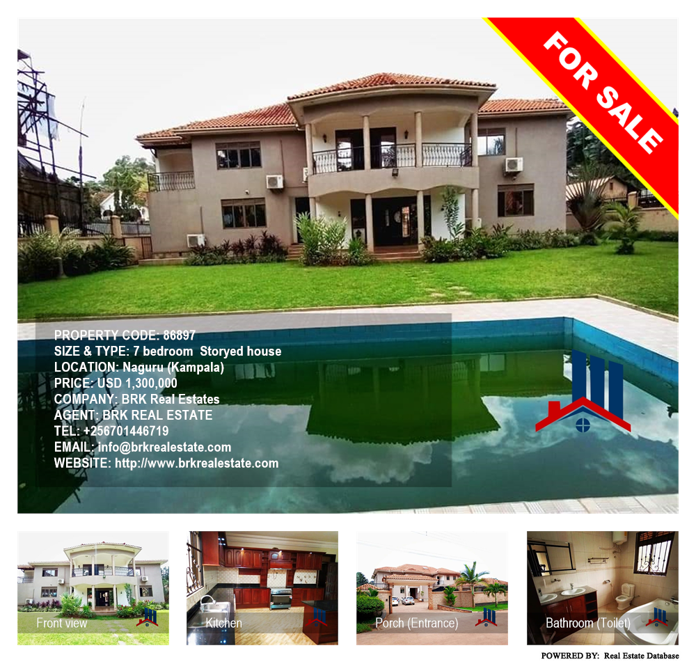 7 bedroom Storeyed house  for sale in Naguru Kampala Uganda, code: 86897