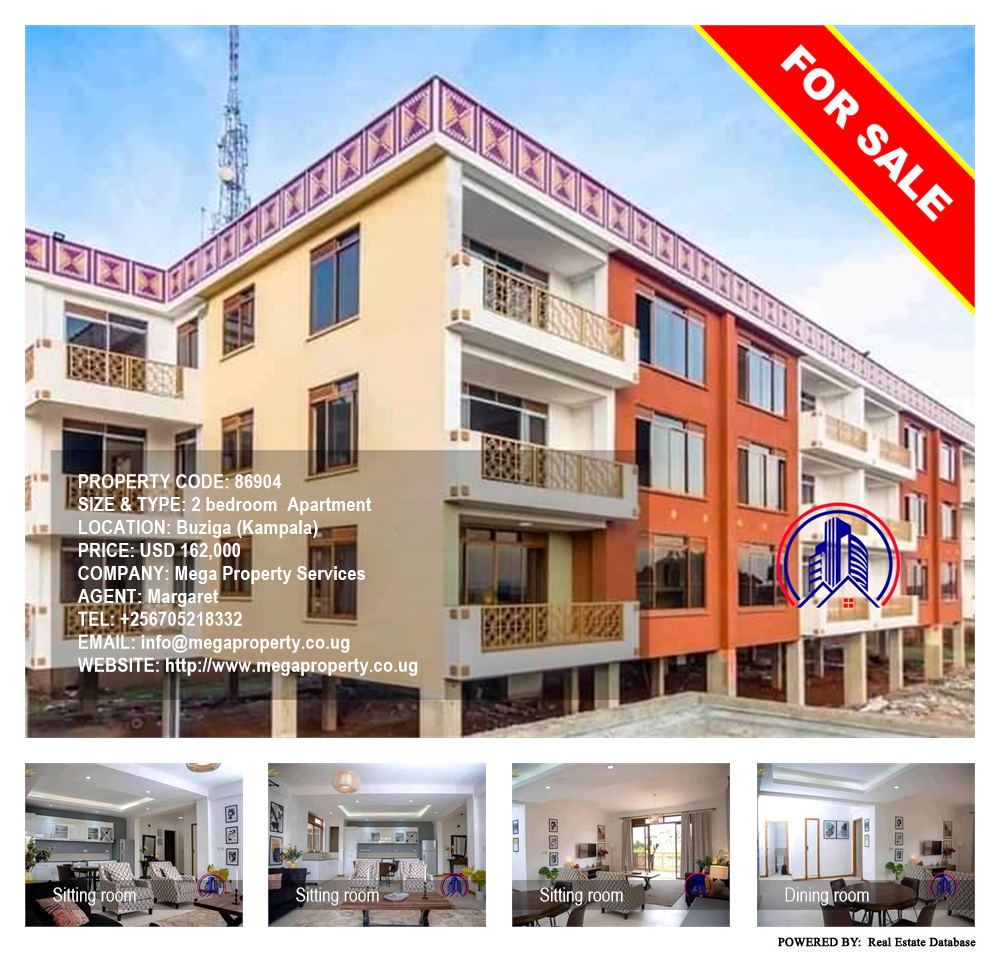 2 bedroom Apartment  for sale in Buziga Kampala Uganda, code: 86904
