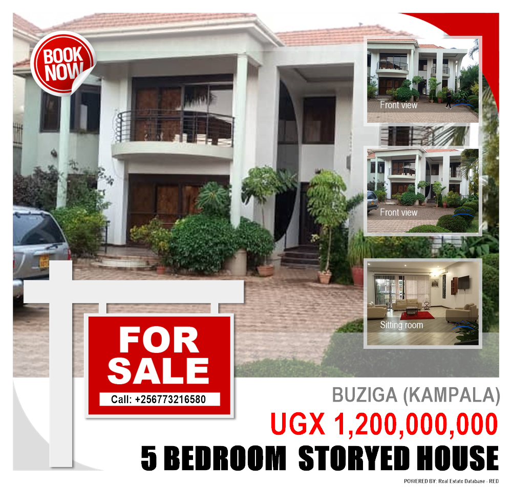 5 bedroom Storeyed house  for sale in Buziga Kampala Uganda, code: 86930