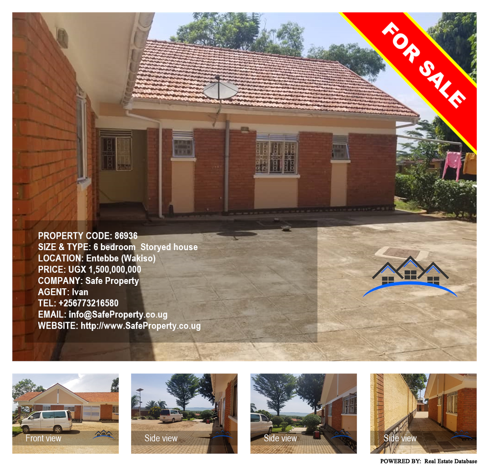 6 bedroom Storeyed house  for sale in Entebbe Wakiso Uganda, code: 86936