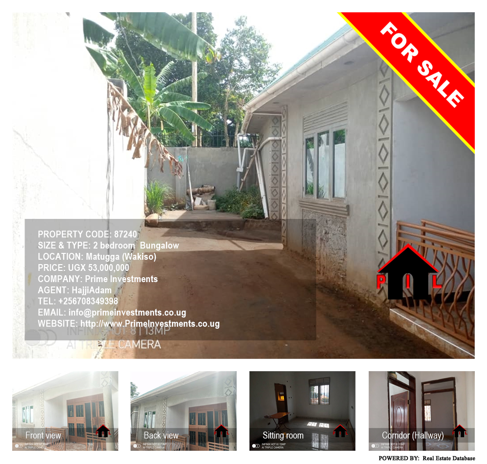 2 bedroom Bungalow  for sale in Matugga Wakiso Uganda, code: 87240