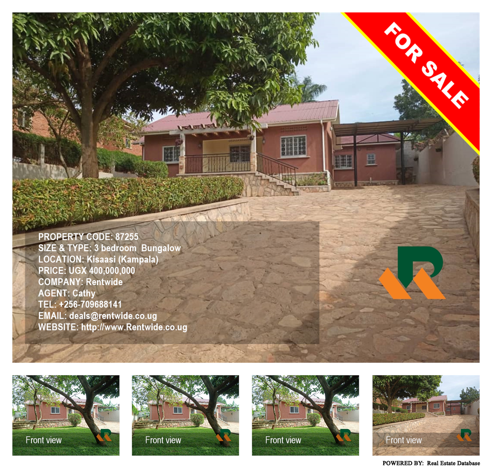 3 bedroom Bungalow  for sale in Kisaasi Kampala Uganda, code: 87255