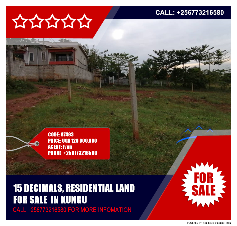 Residential Land  for sale in Kungu Wakiso Uganda, code: 87483