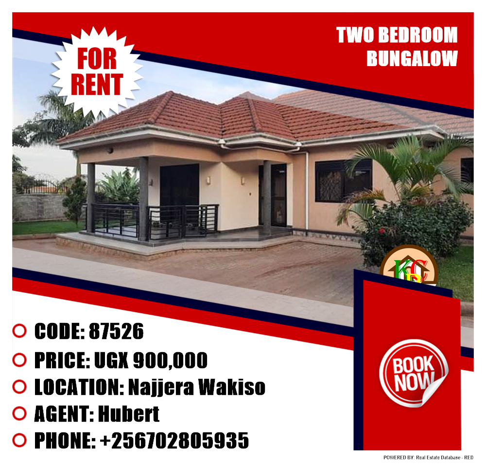 2 bedroom Bungalow  for rent in Najjera Wakiso Uganda, code: 87526