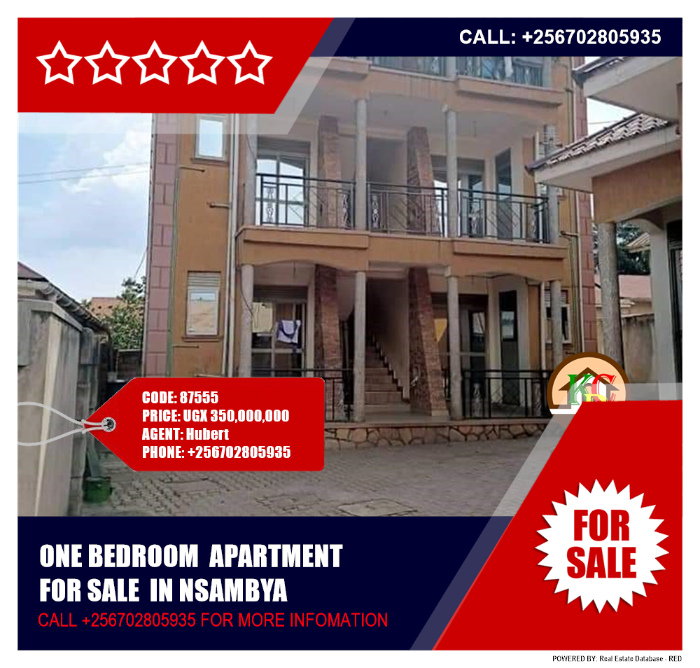 1 bedroom Apartment  for sale in Nsambya Kampala Uganda, code: 87555