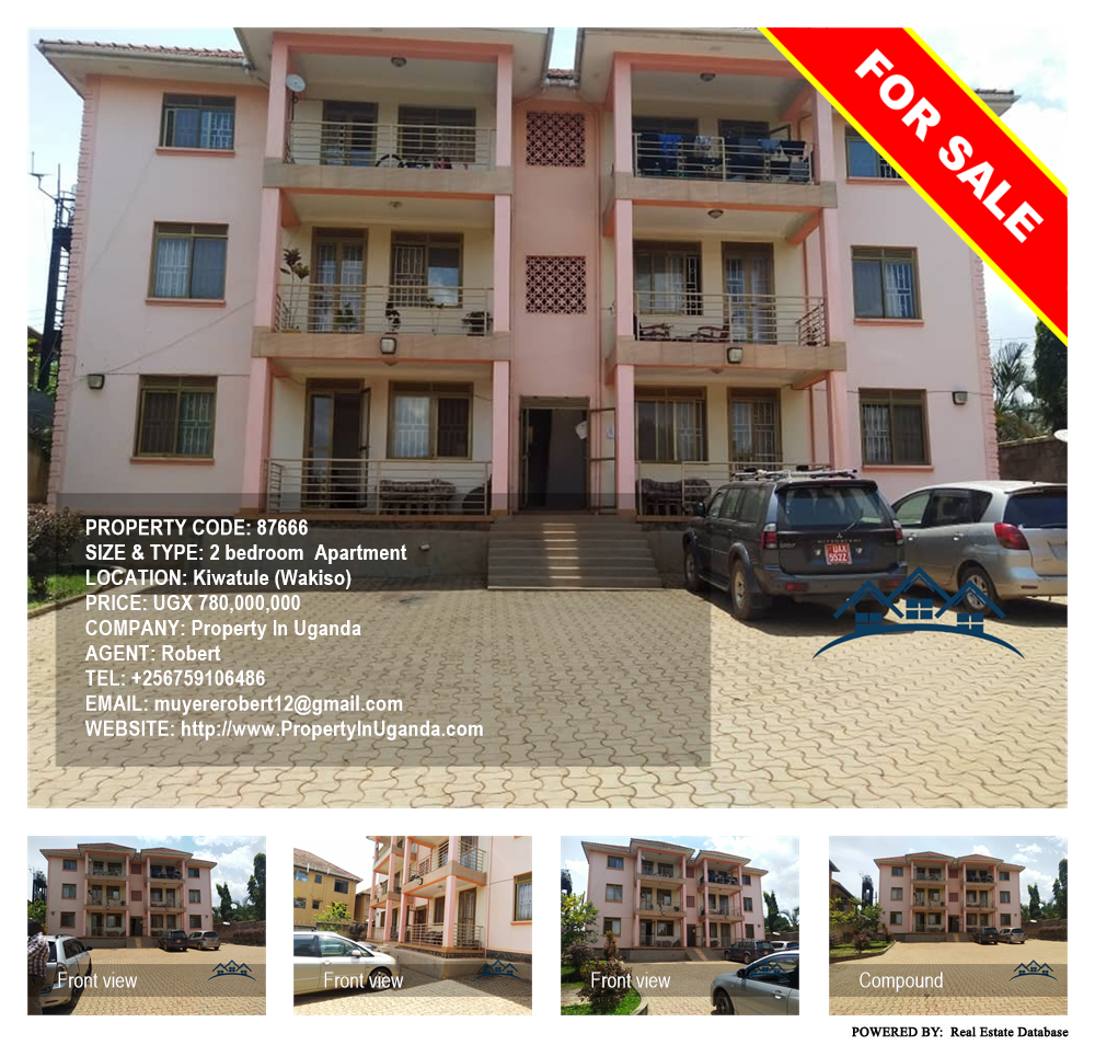 2 bedroom Apartment  for sale in Kiwaatule Wakiso Uganda, code: 87666